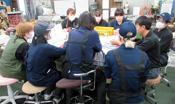 パートミーティングの様子